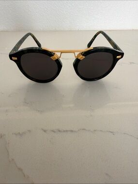 KREWE Green Tortoiseshell Sunglasses Temple Arm STL II